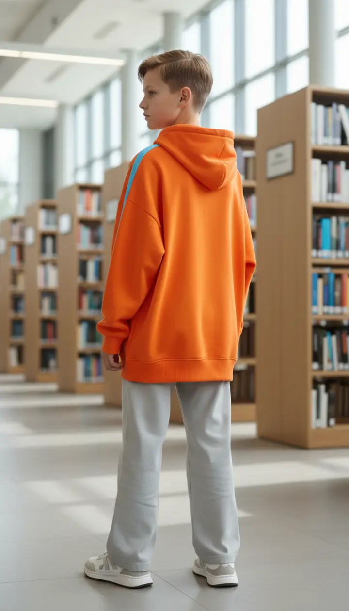 Худі Hocut, помаранчевий, 3